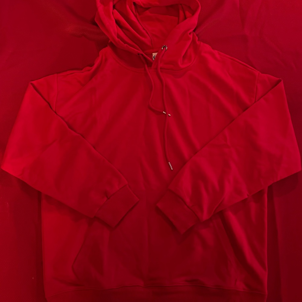 Men's Red Hoodie Sweater